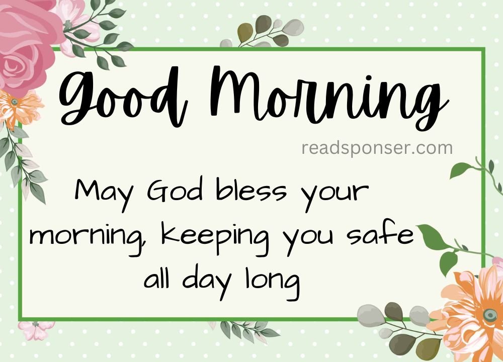 A beautiful picture with attractive printed flowers and a great message of blessed morning